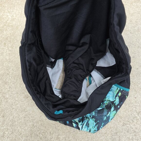 Athleta Track This Run Shorts Sz Large Lightweight Lined Athletic Nepali Teal - Picture 6 of 10